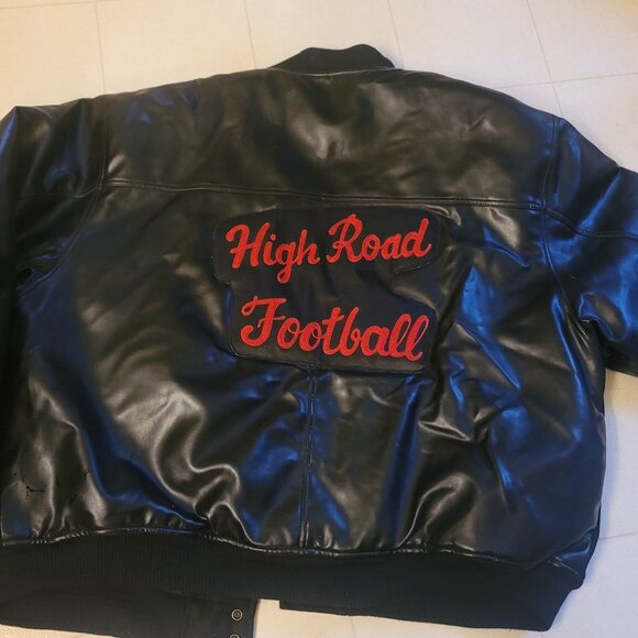 Birdie Varsity/Letterman Wool and Faux Leather (HIGH ROAD FOOTBALL) Jacket - Picture 12 of 16